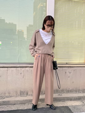 「マイベストコーデ2021」｜shino hayasakiさん（レディース・165cm）の冬コーディネート