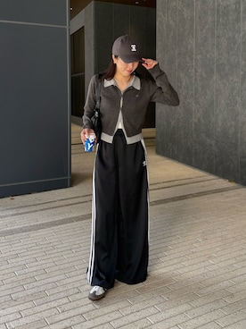 「アイテム（カーディガン/ボレロ）」を使った、shino hayasakiさん（レディース・165cm・30代）の冬コーディネート