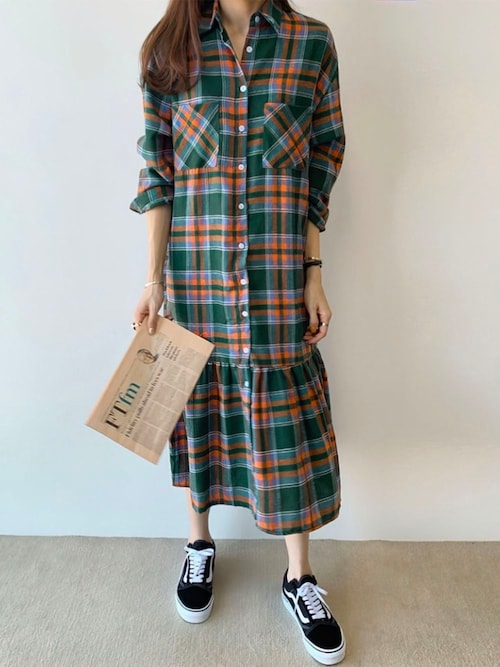 Me Emselect Me Em Select Me Em Selectのシャツワンピースを使ったコーディネート Wear