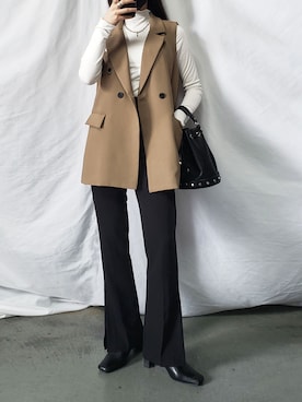 me+emselectさん（レディース・154cm）の冬コーディネート