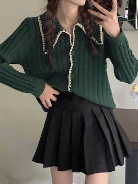 「タックイン」｜me+emselectさん（レディース・160cm）の冬コーディネート