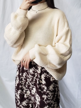 「タックイン」｜me+emselectさん（レディース・154cm）の冬コーディネート