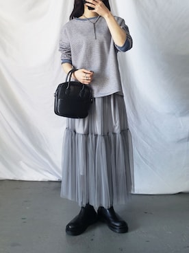 me+emselectさん（レディース・154cm）の春コーディネート