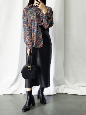 me+emselectさん（レディース・154cm）の秋コーディネート