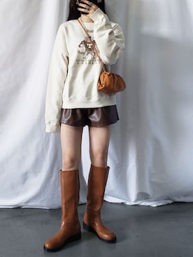 me+emselectさん（レディース・154cm）の秋コーディネート