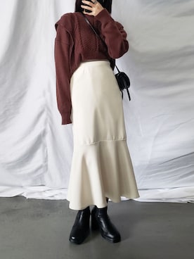 me+emselectさん（レディース・154cm）の冬コーディネート