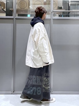 オックスVネックブルゾンを使った人気ファッションコーディネート - WEAR