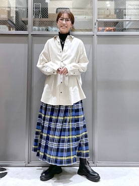 「体型カバー」｜M I N Oさん（レディース・165cm）の秋コーディネート