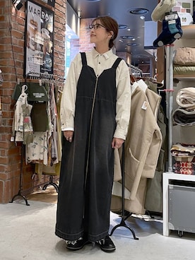 「niko and...（ニコアンド）のアイテム（その他シューズ）」を使った、M I N Oさん（レディース・165cm）の秋コーディネート