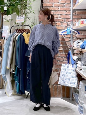 「niko and ...」｜「アイテム（バレエシューズ）」を使った、M I N Oさん（レディース・165cm）の春コーディネート