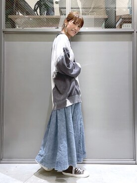 「Lattice（Lattice）のアイテム（アクセサリー）」を使った、M I N Oさん（レディース・165cm）の秋コーディネート