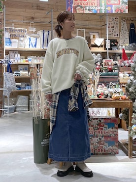 「アイテム（その他トップス）」を使った、M I N Oさん（レディース・165cm）の秋コーディネート