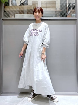 「アイテム（アナログ腕時計）」を使った、M I N Oさん（レディース・165cm）の秋コーディネート