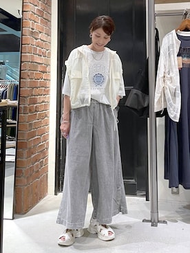 「アイテム（腕時計）」を使った、M I N Oさん（レディース・165cm）の夏コーディネート