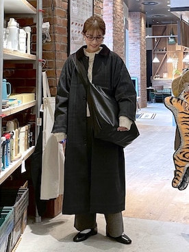 「体型カバー」｜M I N Oさん（レディース・165cm）の秋コーディネート