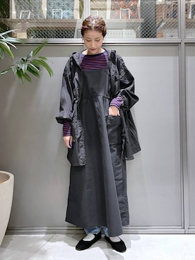 「niko and ...」｜「アイテム（バレエシューズ）」を使った、M I N Oさん（レディース・165cm）の冬コーディネート