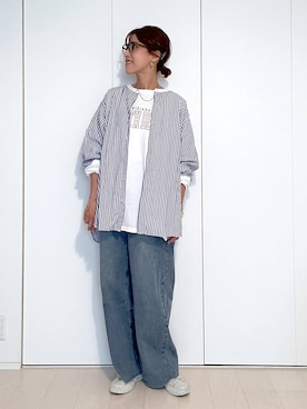 「アイテム（アナログ腕時計）」を使った、M I N Oさん（レディース・165cm）の秋コーディネート