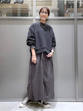 「アイテム（アナログ腕時計）」を使った、M I N Oさん（レディース・165cm）の秋コーディネート