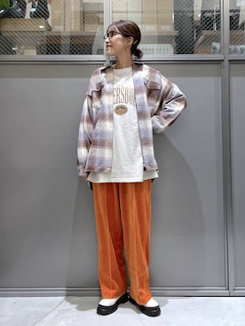 「旅行」｜M I N Oさん（レディース・165cm）の秋コーディネート