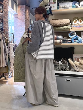 「アイテム（その他トップス）」を使った、M I N Oさん（レディース・165cm）の秋コーディネート