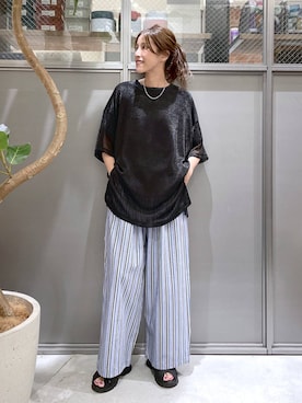 「アイテム（その他トップス）」を使った、M I N Oさん（レディース・165cm）の夏コーディネート