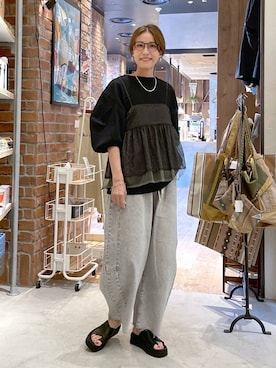 「アイテム（その他トップス）」を使った、M I N Oさん（レディース・165cm）の春コーディネート