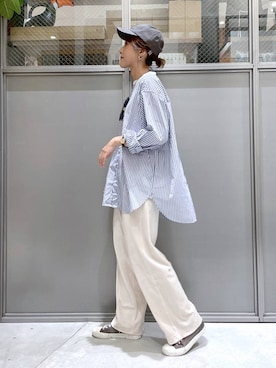 「アイテム（アナログ腕時計）」を使った、M I N Oさん（レディース・165cm）の秋コーディネート