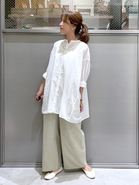 「GU（ジーユー）のアイテム（ネックレス）」を使った、M I N Oさん（レディース・165cm）の夏コーディネート