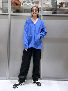 「niko and...（ニコアンド）のアイテム（スウェットパンツ）」を使った、M I N Oさん（レディース・165cm）の春コーディネート