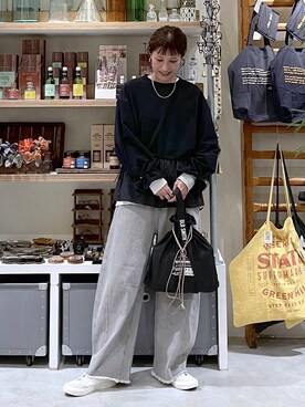 「体型カバー」｜M I N Oさん（レディース・165cm）の春コーディネート