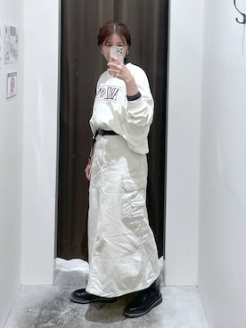 「アイテム（その他トップス）」を使った、M I N Oさん（レディース・165cm）の春コーディネート