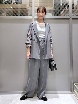 「アイテム（アナログ腕時計）」を使った、M I N Oさん（レディース・165cm）の秋コーディネート