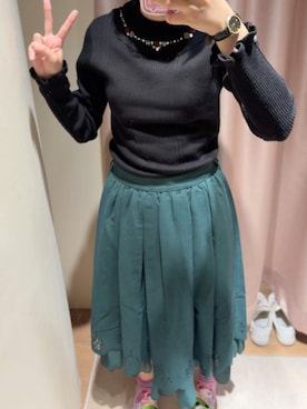 「アイテム（トップス）」を使った、ふにゃもらけさん（レディース）の秋コーディネート