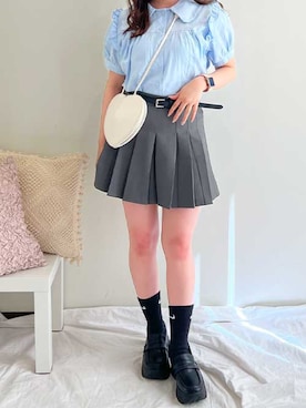 「frunco（フランコ）のアイテム」を使った、nanaminfruncoさん（レディース・153cm）の夏コーディネート