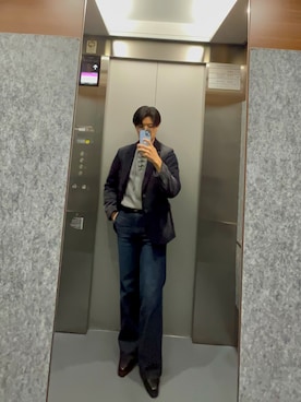 「TORY LEATHER（トリーレザー）のアイテム」を使った、ゆーとさん（メンズ・168cm）の春コーディネート