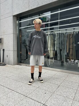 海沙樹さん(メンズ・171cm)の春コーディネート