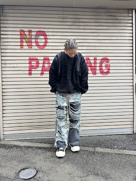 「Danke schon」｜「アイテム（ジャケット/アウター）」を使った、海沙樹さん（メンズ・171cm）の冬コーディネート