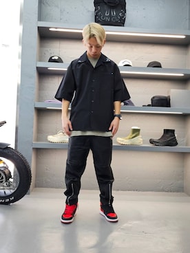 海沙樹さん(メンズ・171cm)の春コーディネート