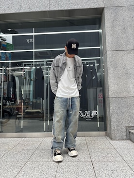 「L.H.P（エルエイチピー）のアイテム」を使った、海沙樹さん（メンズ・171cm）の秋コーディネート
