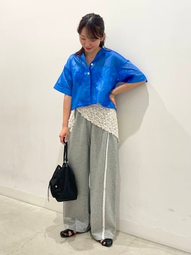 「アイテム（キャミソール）」を使った、ひなさん（レディース・164cm）の夏コーディネート