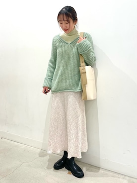 ひなちさん（レディース・164cm）の冬コーディネート