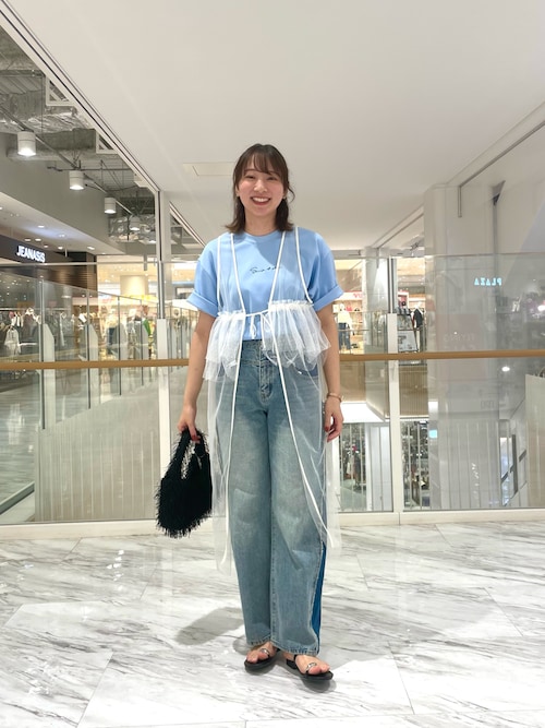 セール】ウエストフリルチュールワンピース（ワンピース）｜SENSE OF