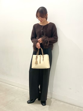 「アイテム（ニット/セーター）」を使った、ひなちさん（レディース・164cm）の秋コーディネート
