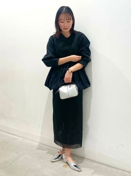 SENSE OF PLACE by URBAN RESEARCH スカート オーガンジーレイヤード