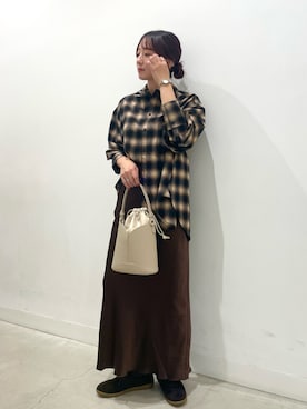 ひなちさん（骨格ナチュラル・レディース・164cm）の秋コーディネート