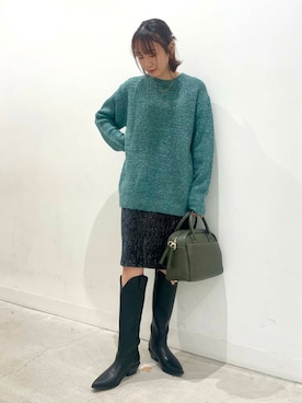 「アイテム（トレンチコート）」を使った、ひなちさん（レディース・164cm）の秋コーディネート