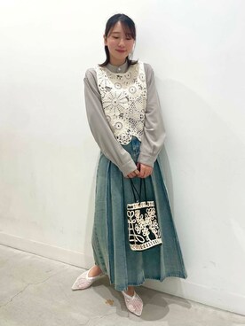 ひなちさん（レディース・164cm）の春コーディネート