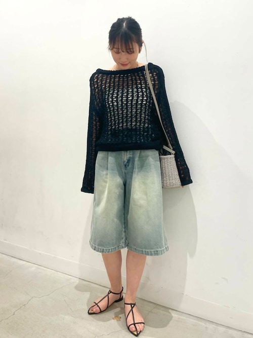 セール】チュールヤーンメッシュセーター（ニット/セーター）｜SENSE