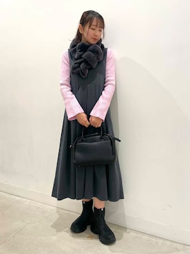 ひなちさん（レディース・164cm）の冬コーディネート