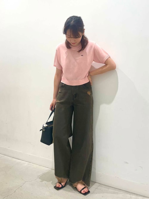 自由区　セーター セール】ワイドリブクルーネックセーター（ニット/セーター